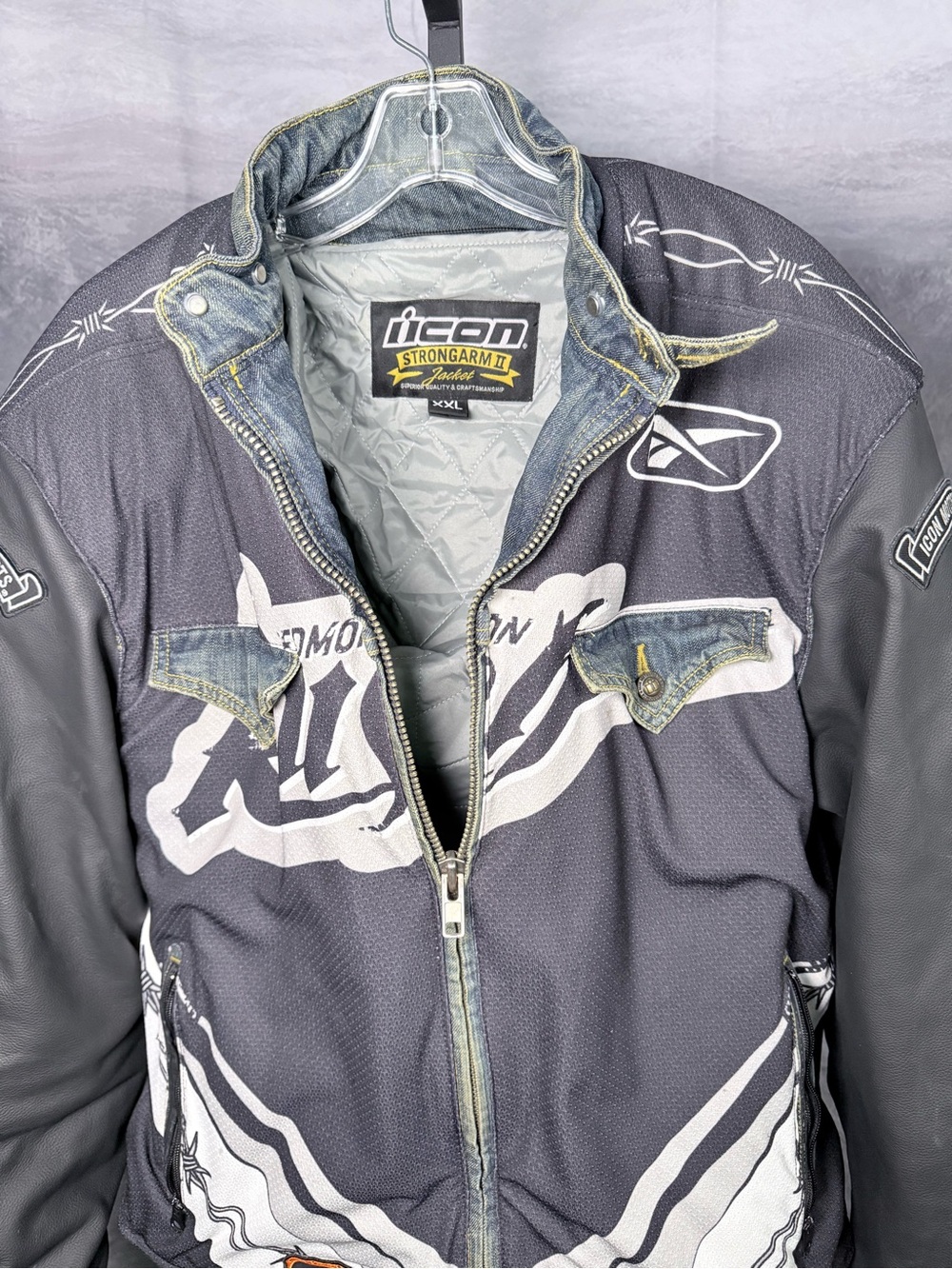 Icon Custom Men’s Heavy Duty Racing Jacket - Picture 4 of 5